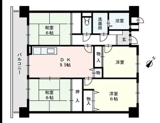第2日佐住吉ビル【3階】の間取り