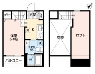 CRASTINE井尻(クラスティーネ)【203号室】の間取り