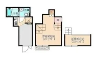 ガレット空港南【6号室】の間取り