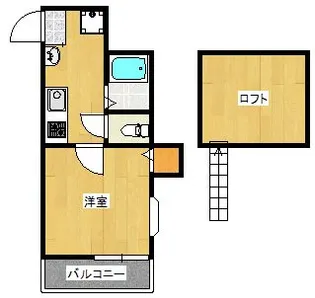 MIUハウス【201号室】の間取り