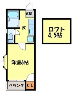 アルヴィーゼ笹原【201号室】の間取り