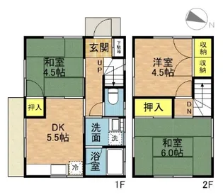 福岡県春日市須玖南3丁目【一戸建】の間取り