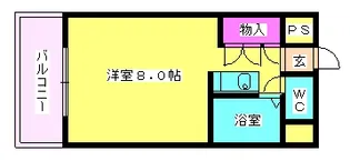 ピュアコート井尻【205号室】の間取り