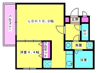 Cott.I.J【2階】の間取り