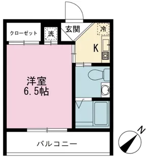 福岡県福岡市南区横手3丁目【アパート】の間取り