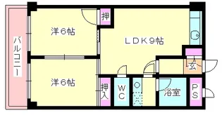 メゾン・ド・ファミーユ【2階】の間取り