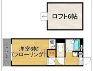 リフレイン25【406号室】の間取り