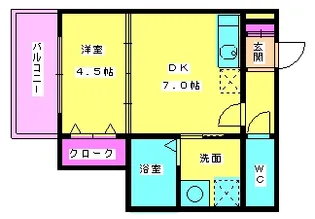 J・プレミアム春日【1階】の間取り