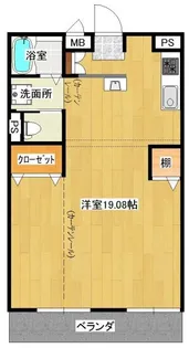 プレースコート【5階】の間取り