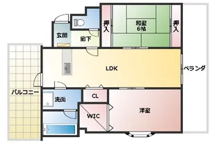 メモリープラザあかしや【402号室】の間取り