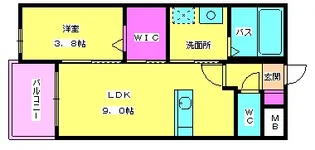 モアプラス井尻インディヴィ【505号室】の間取り