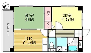八重コーポ【2階】の間取り
