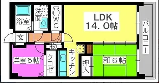 レグラス若久【3階】の間取り