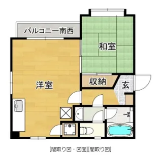 福岡県福岡市南区井尻2丁目【アパート】の間取り