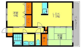フォルトアークⅡ【301号室】の間取り