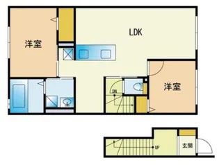 ウィンハイム【1階】の間取り