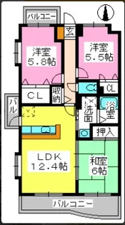 グランヴィル名宝【1階】の間取り
