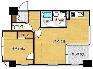 ハウスポンドビュー【305号室】の間取り