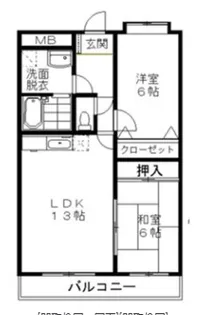 ウエストビレッジ21【105号室】の間取り