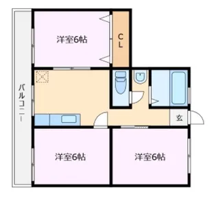中野ビル【50号室】の間取り