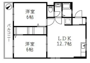 メゾン清水【307号室】の間取り