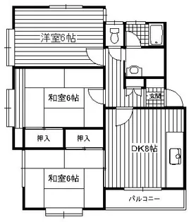 アネックスJ【2階】の間取り
