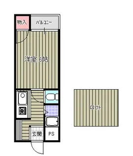 インクスポット博多南【2階】の間取り