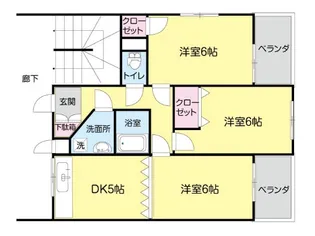 五島ビル【301号室】の間取り