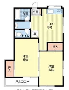 林コーポ【201号室】の間取り