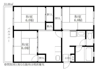 日佐ビル【302号室】の間取り