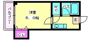 サンフォーレスト井尻【2階】の間取り