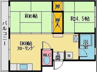 MK井尻 Ⅱ【301号室】の間取り