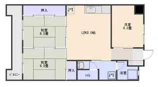 ヴィアトール城戸【1階】の間取り