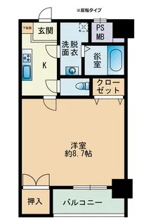 リム朋栄【307号室】の間取り