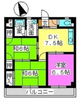 ドエル24【2階】の間取り