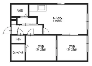 シャルマン2000【101号室】の間取り