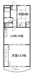 マンションヒラリー【102号室】の間取り