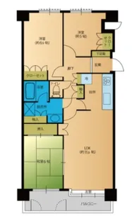 パーク・ノヴァ春日中央【4階】の間取り
