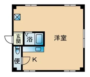 白水ビル【501号室】の間取り