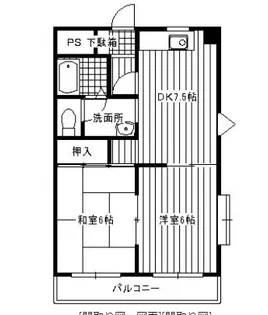 ハイム飛松【3階】の間取り
