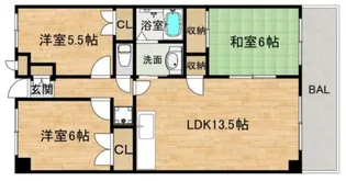 ハイツ桃山【2階】の間取り