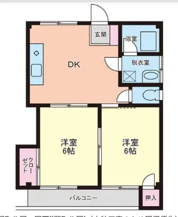 吉田ハイツ【202号室】の間取り