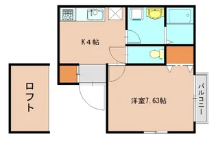 サンパティークブリズ【201号室】の間取り