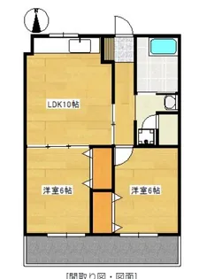 サンコーポ・江崎【202号室】の間取り