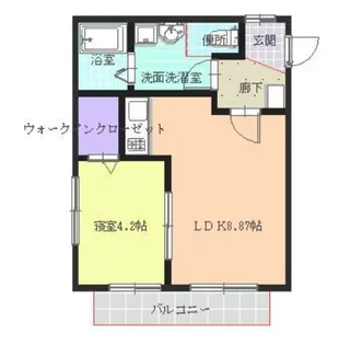 ウェステリア【1階】の間取り