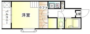 レオパレス曰佐Ⅱ【101号室】の間取り