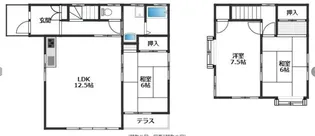 福岡県那珂川市道善2丁目【一戸建】の間取り