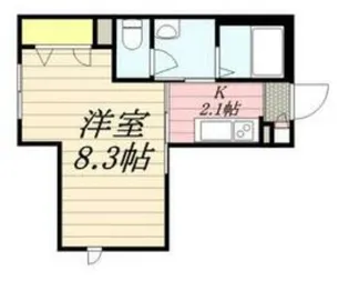 Casa【206号室】の間取り