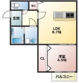 SunMark井尻【3階】の間取り