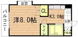 アメニティin井尻【4階】の間取り